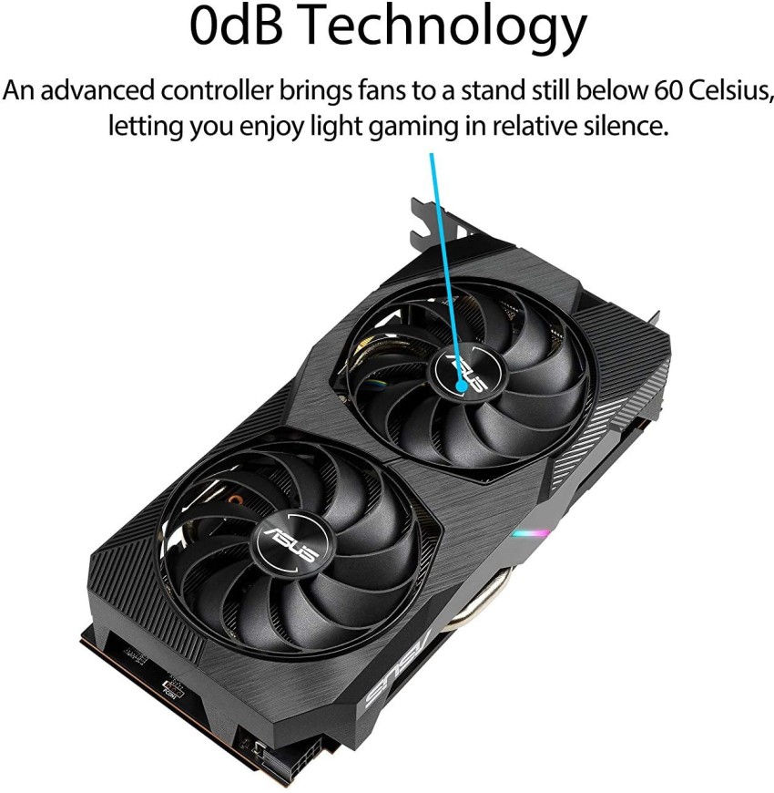 ASUS AMD/ATI RX5500XT-O8G-EVO 8 GB GDDR6 Graphics Card - ASUS