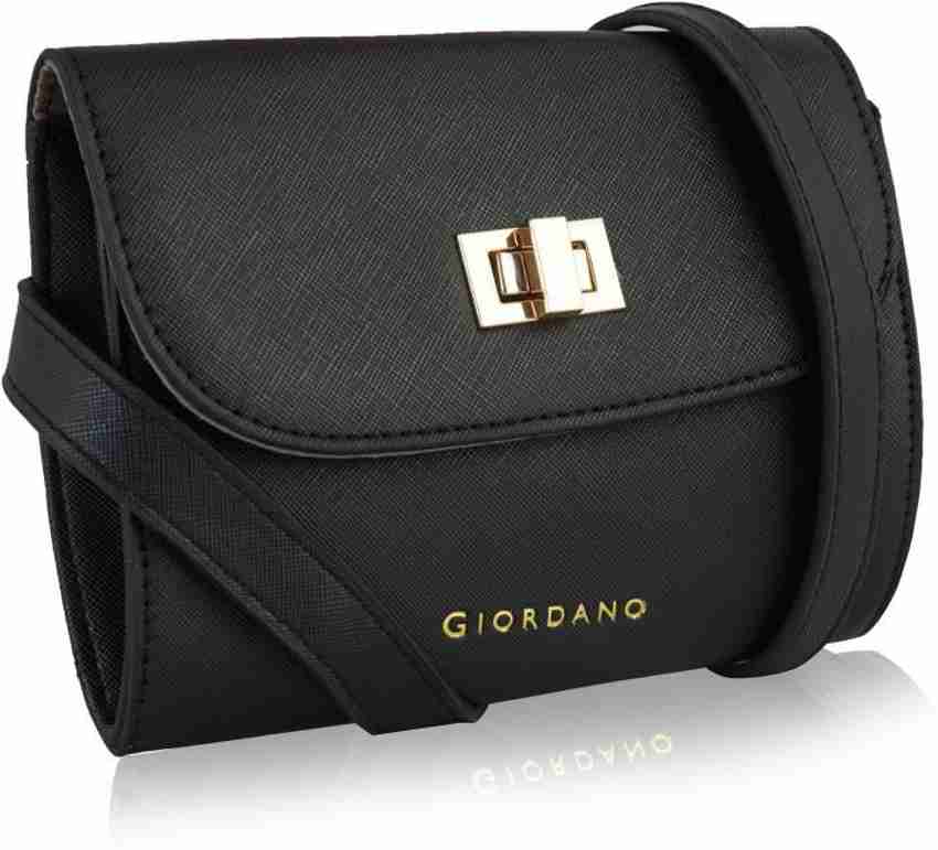 Buy GIORDANO Women Black Sling Bag Black Online Best Price in India Flipkart