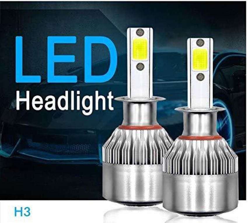 LEDAUT - 9/32V H3 LED Headlight Kit Single Beam Twin Blister - H3-5000LM -  Led Autolamps