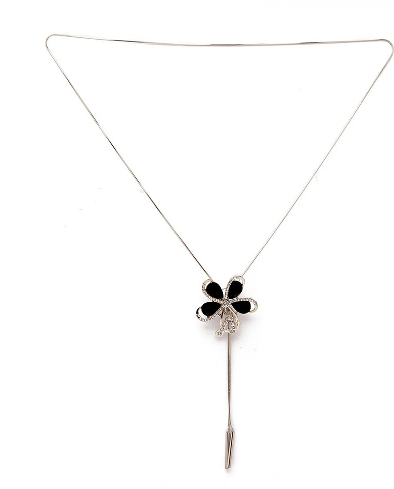 Flipkart black metal sale necklace