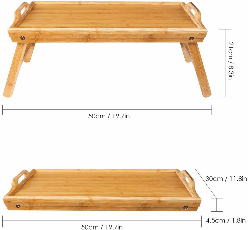 Snazzy Bamboo Leg Foldable Dining Tray, Breakfast Serving Table, Bed Study Laptop  Lap Desk (Beige) Tray Price in India - Buy Snazzy Bamboo Leg Foldable  Dining Tray, Breakfast Serving Table, Bed Study