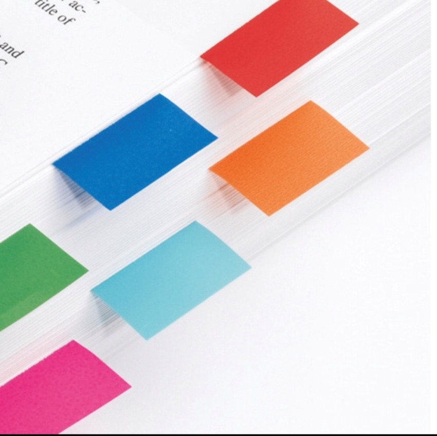 officekart STICKY NOTES 200 Sheets Sticky notes Paper Flags,  4 Colors 