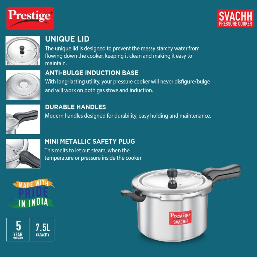 Prestige pressure outlet cooker leaking steam