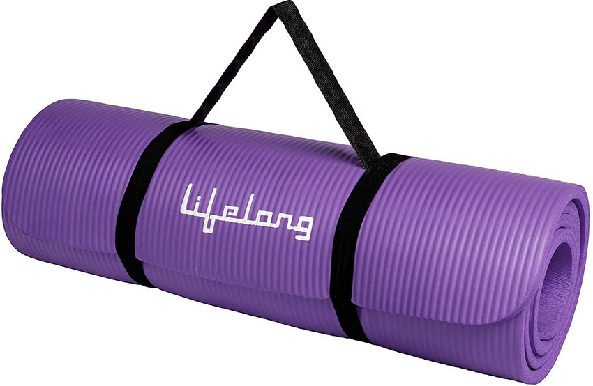 Lifelong 13 mm Extra Thick Yoga Mat Blue 13 mm mm Yoga Mat Buy Lifelong 13 mm Extra Thick Yoga Mat Blue 13 mm mm Yoga Mat Online at Best Prices