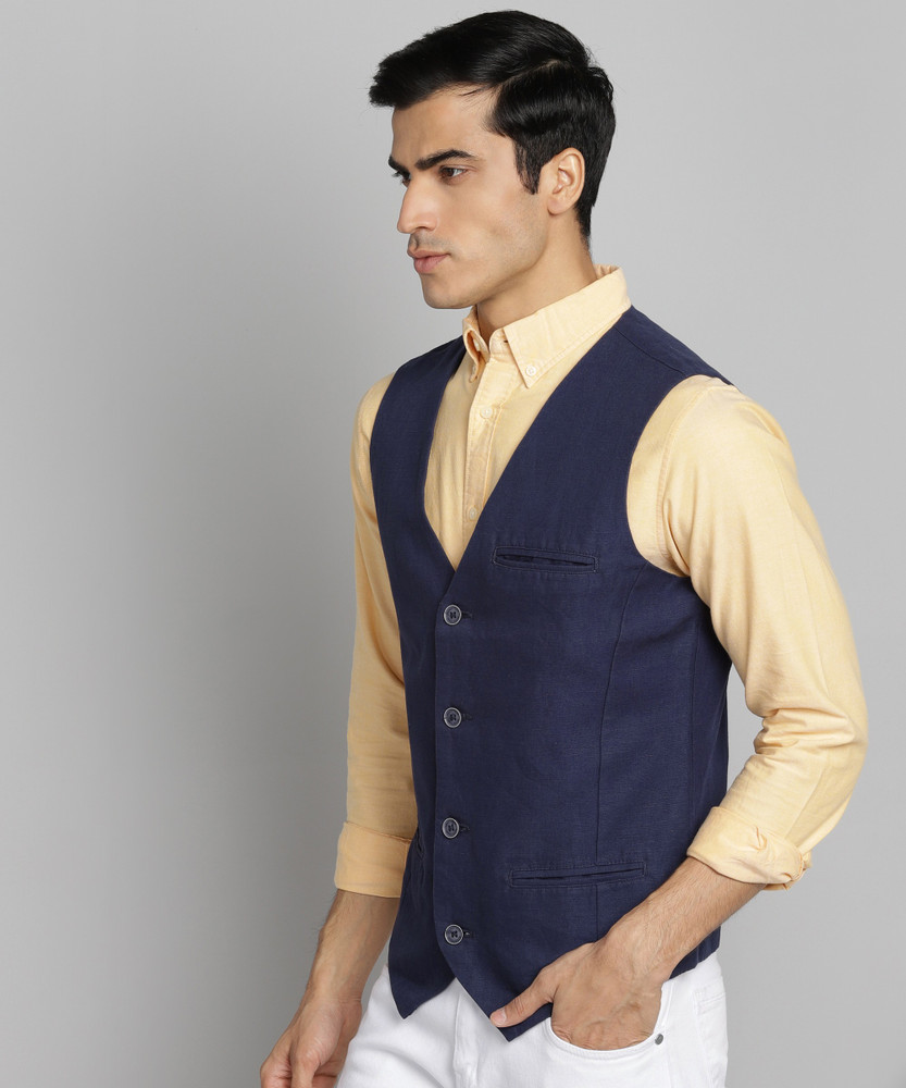 United Colors of Benetton Solid Men Waistcoat