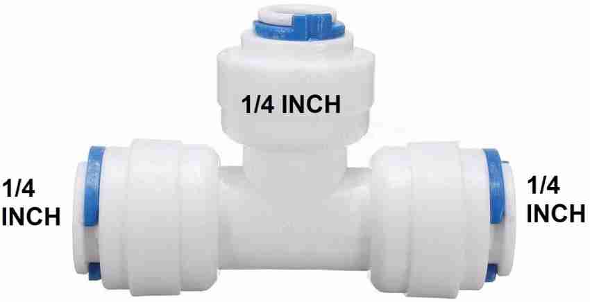 KRPLUS 1/4 Quick Connect Water Purifiers Tube Fittings (Ball Valve+Y+L+I+T  Type) +10 Meters 1/4 Size (15 feet) tubing hose pipe for RO Water Reverse  Osmosis System (White) Solid Filter Cartridge Price in