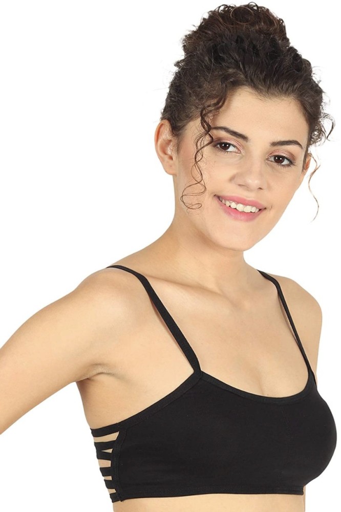 Cotton and nylon Plain Amore La Ropa Women 6 Straps Padded Bra Black, For  Sports, Size: Free Size28 to 34 at Rs 60/piece in Chennai