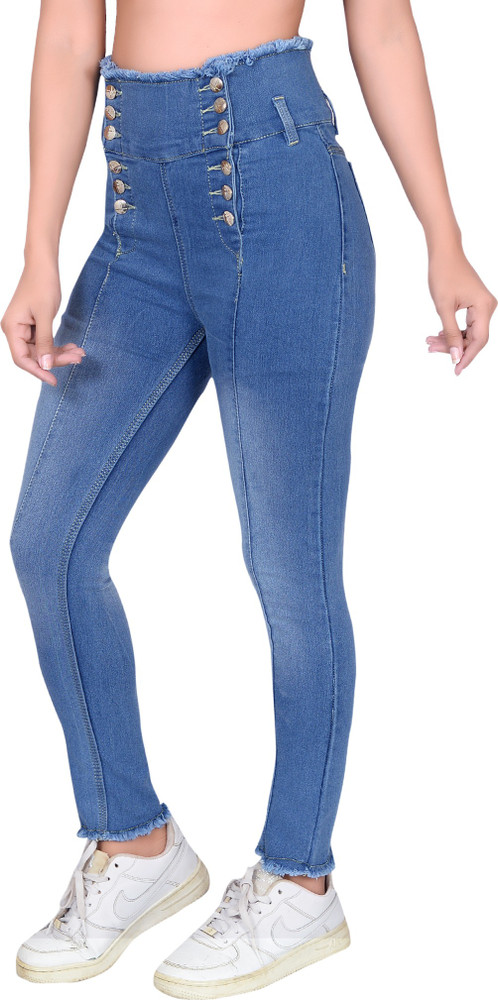 V Girl Skinny Women Blue Jeans Buy V Girl Skinny Women Blue