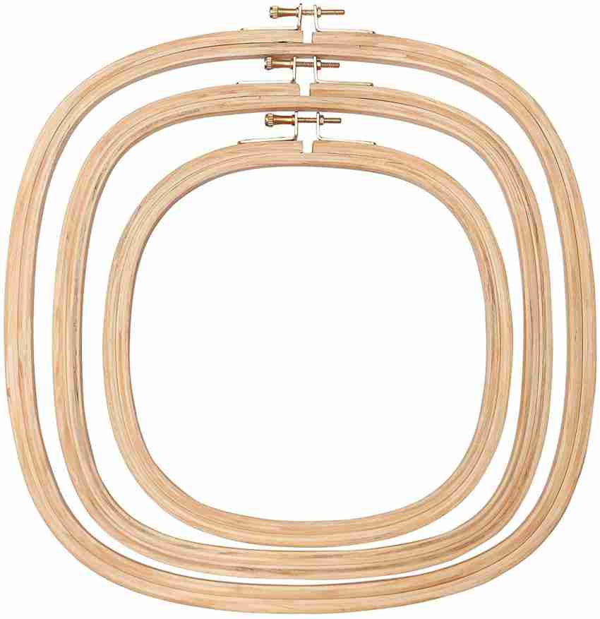 Square Wood Embroidery Hoop - 8