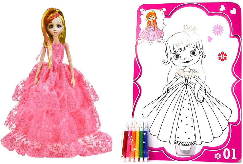 Doll for kids drawing outlet