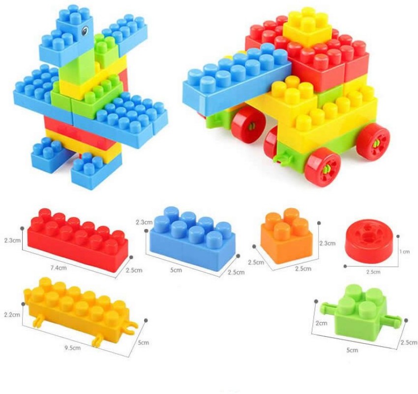 100pcs 1cm Stacking Cubes Puzzles Development Playset