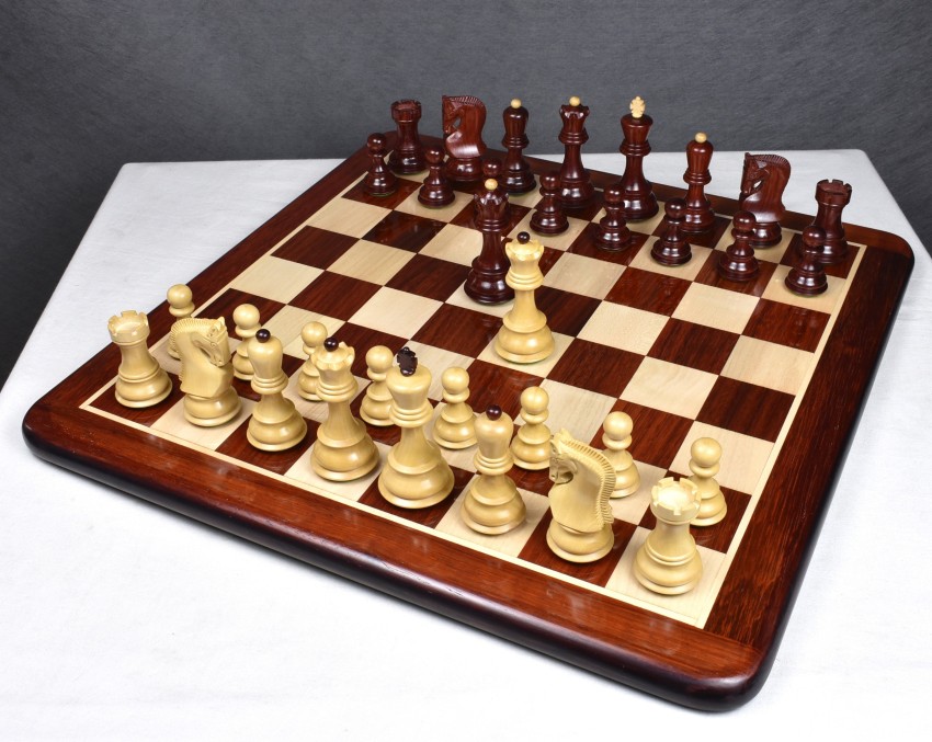 3.9 Russian Zagreb Triple Weighted Chess Pieces Only Set