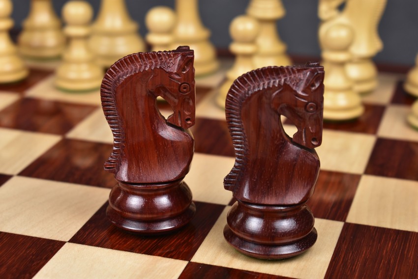 3.9 Russian Zagreb Triple Weighted Chess Pieces Only Set