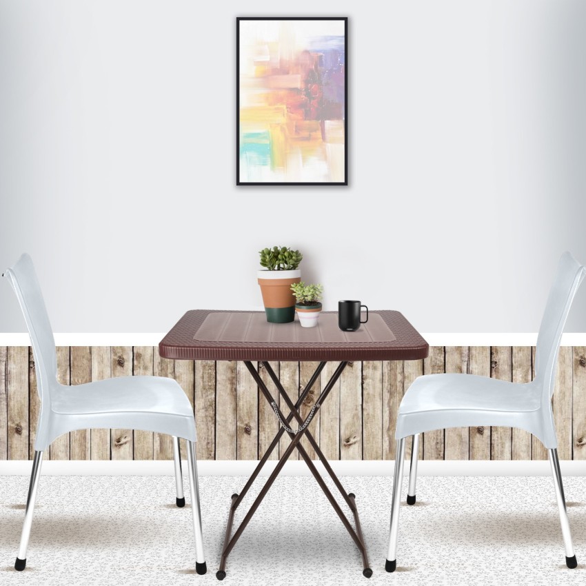 2 seater store dining table plastic