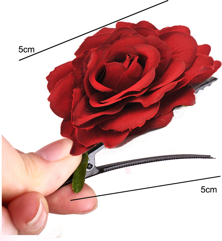 Rose cheap flower clip