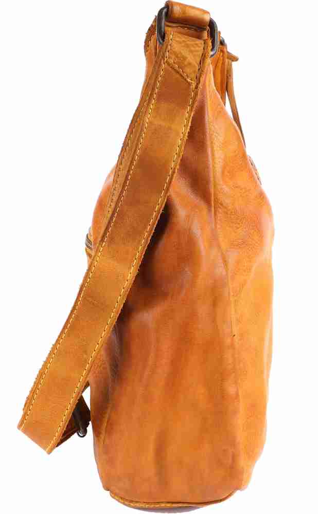 Buy Kompanero Women Brown Hand-held Bag Tan Online @ Best Price in