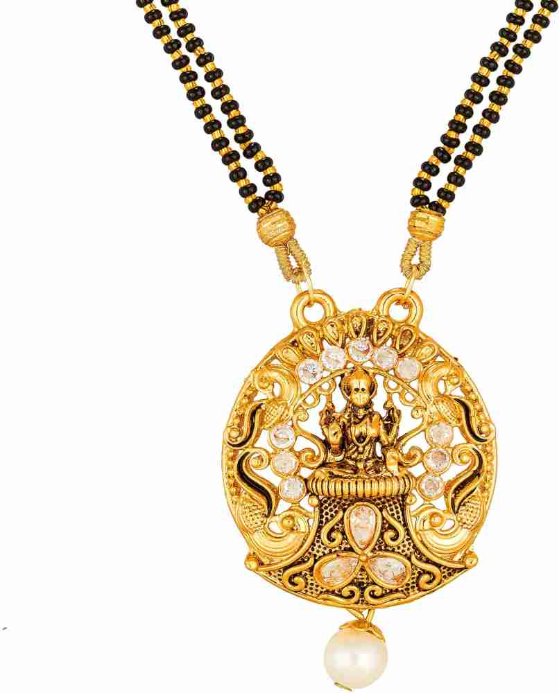 Temple jewellery mangalsutra on sale design