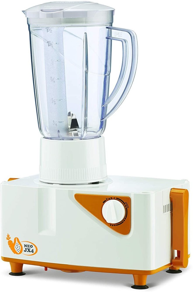 Bajaj Amaze Juicer Mixer Grinder,SS & Plastic (White and Blue),450 Watt,  230 V
