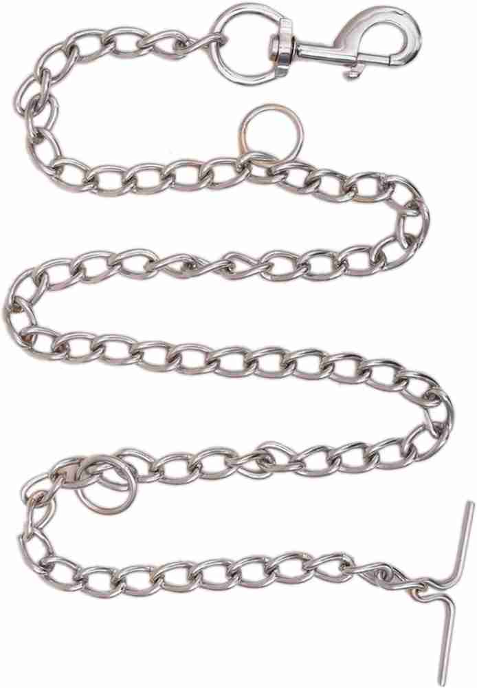 Dog deals heavy chain