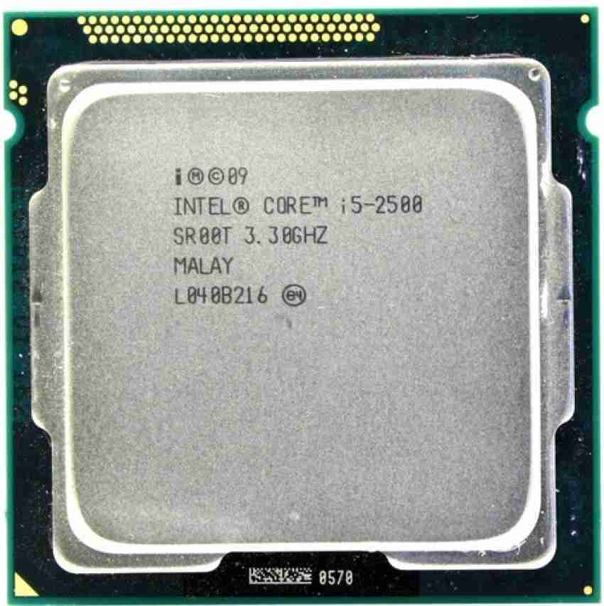 Intel CORE I5 2500 PROCESSOR ( 2ND GENERATION ) 3.3 GHz LGA 1155 Socket Cores Threads 6 MB Smart Cache Desktop Processor - Intel : Flipkart.com