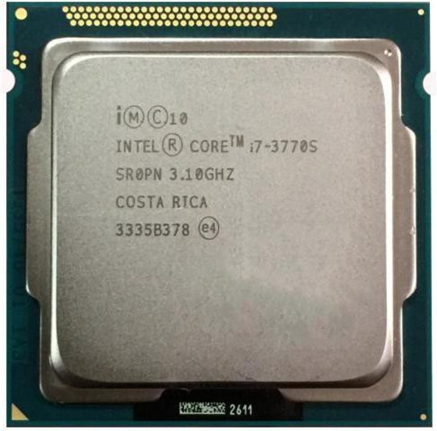Intel CORE I7 3770 PROCESSOR GENERATION ) 3.4 GHz Upto 3.9 GHz LGA 1155 Socket 4 Cores 8 Threads 8 MB Cache Desktop Processor - Intel : Flipkart.com