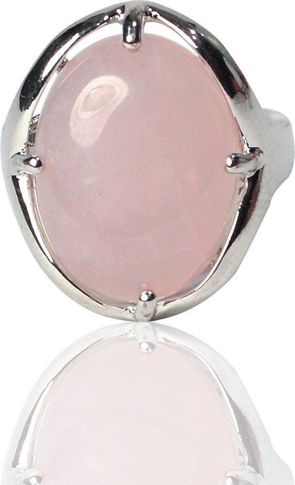 Rose quartz mens on sale ring