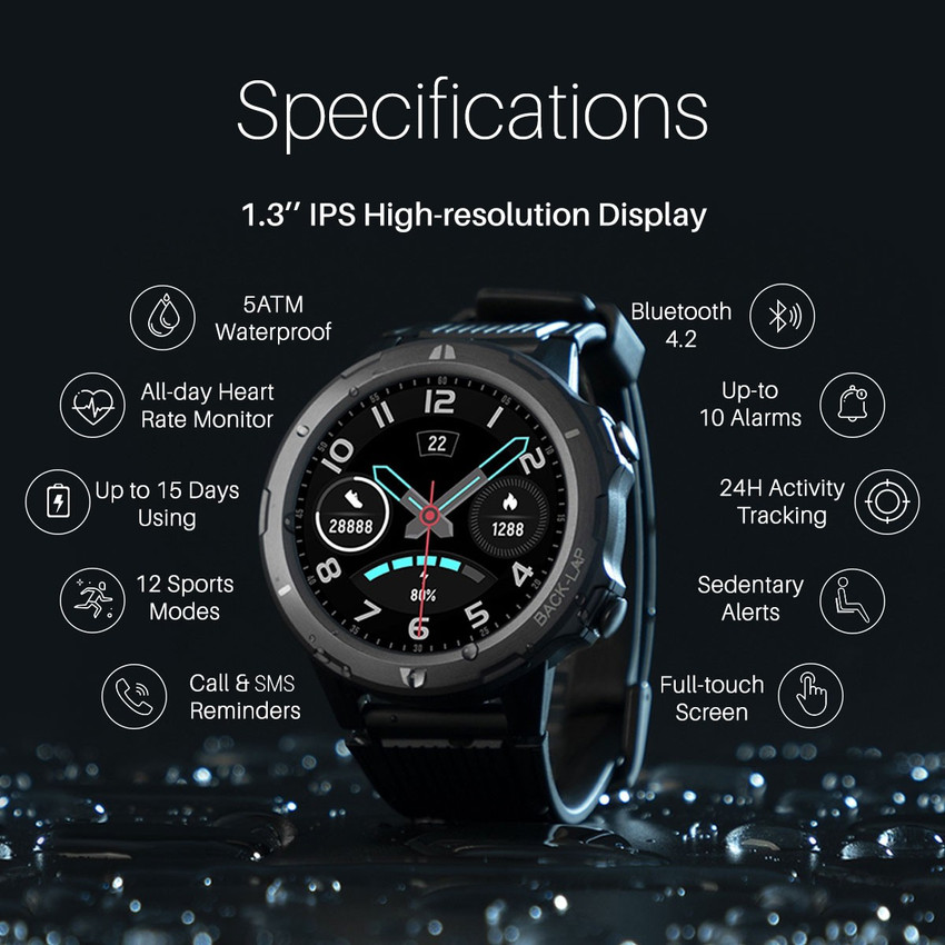 Portronics Kronos Alpha Smartwatch Price in India Buy Portronics