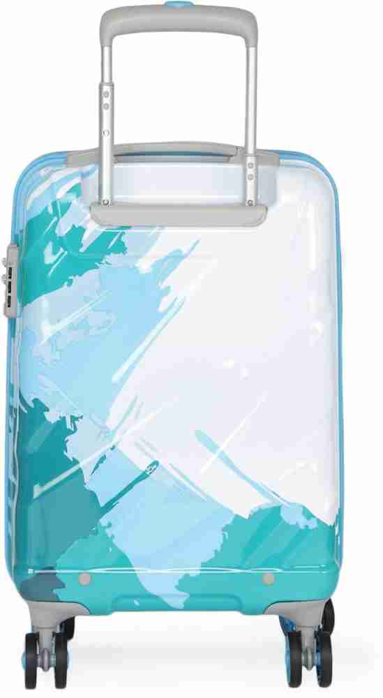 SKYBAGS MIRAGE TROLLEY 55 BLUE Cabin Check in Set 4 Wheels 22 inch blue Price in India Flipkart