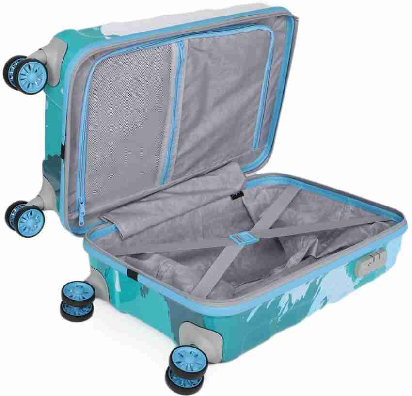 SKYBAGS MIRAGE TROLLEY 55 BLUE Cabin Check in Set 4 Wheels 22 inch blue Price in India Flipkart