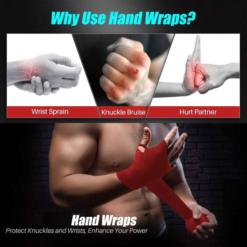 HARHIM 2.5 M Cotton Bandage Boxing Wrist Bandage Hand Wrap Wrist Support (1  Pair) Wrist Support - Buy HARHIM 2.5 M Cotton Bandage Boxing Wrist Bandage  Hand Wrap Wrist Support (1 Pair)