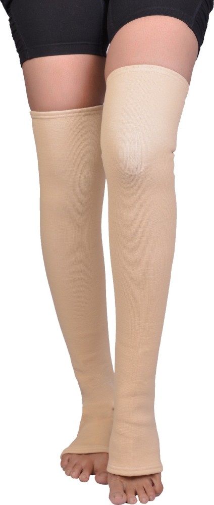 Hiakan International Varicose Vein Stocking Thigh Support Small Beige  Classic: Buy box of 1.0 Pair of Stockings at best price in India