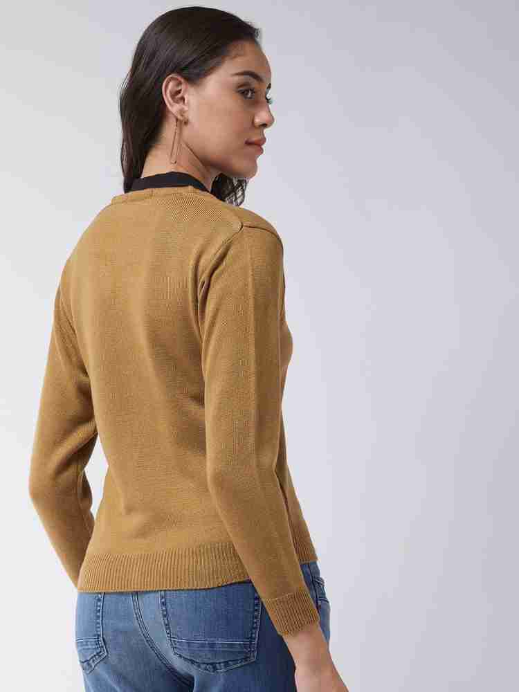 Camel colour outlet sweater