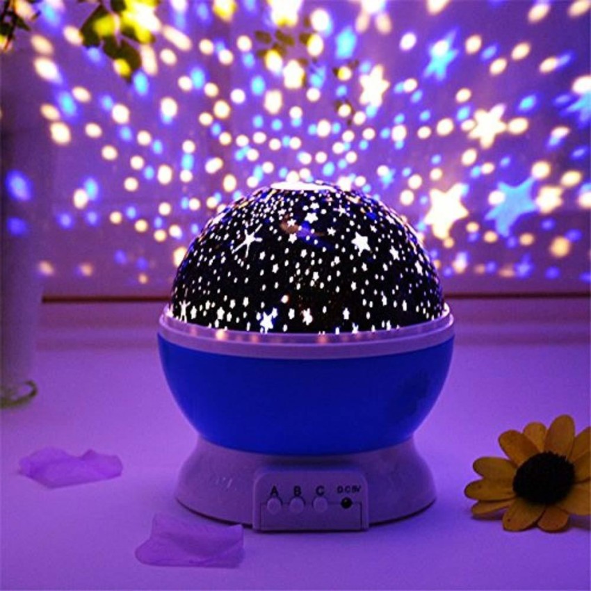 Tzoo Romantic Sky Star Master Night Projector Lamp with USB 9 Colour 4 LED  Rotation Baby Sleep Lighting USB Lamp Led Projection for Diwali Decor,Kid's  Room, Home Decor Night Lamp Price in