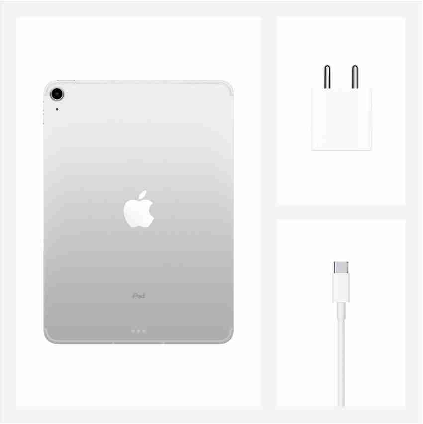 Apple iPad Air (4th Gen) 256 GB ROM 10.9 inch with Wi-Fi+4G (Silver)