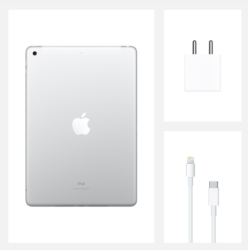 Apple iPad (8th Gen) 128 GB ROM 10.2 inch with Wi-Fi+4G (Silver) Price in  India - Buy Apple iPad (8th Gen) 128 GB ROM 10.2 inch with Wi-Fi+4G  (Silver) Silver 128 Online 