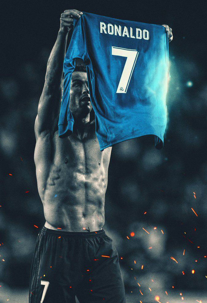 Cristiano 7 Ronaldo Paper Print