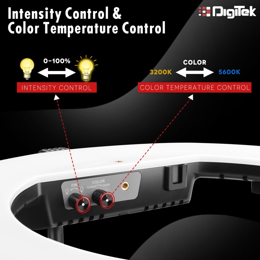 Buy Digitek (DRL-18RT C6) Professional 46cm LED Ring Light with