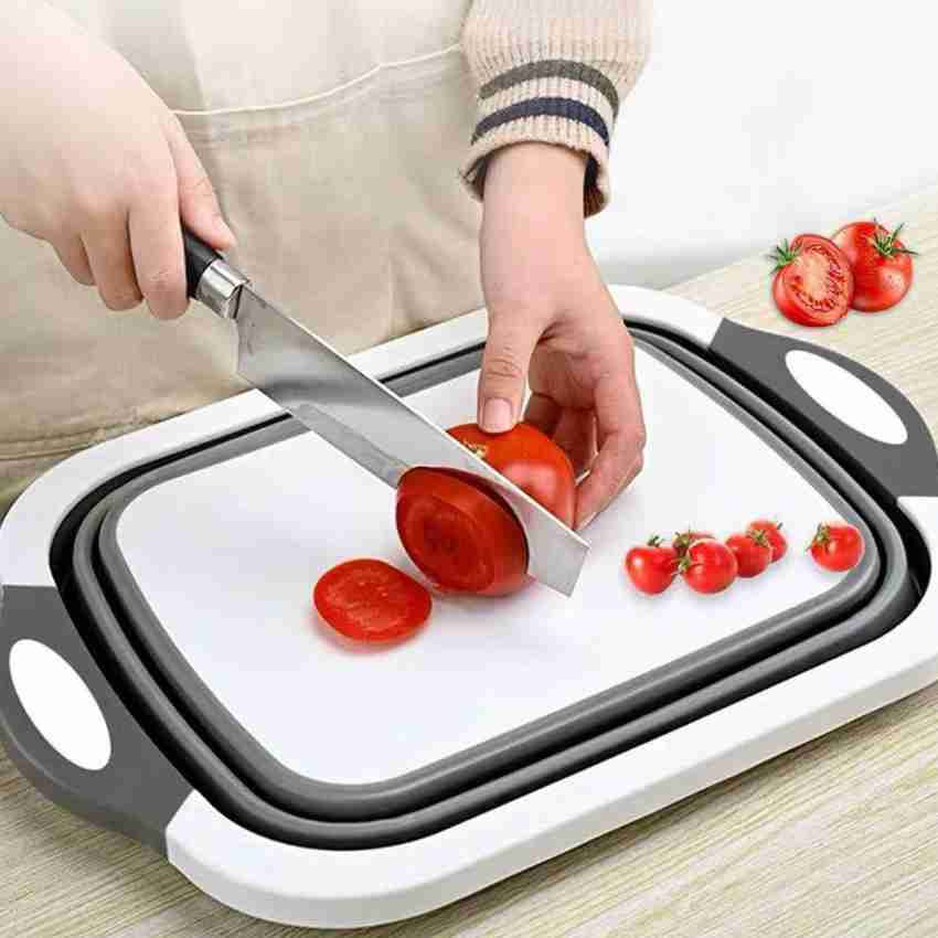 Swapline Multi Function Collapsible Vegetable Cutting Board, Plate, Washing Bowl Tub