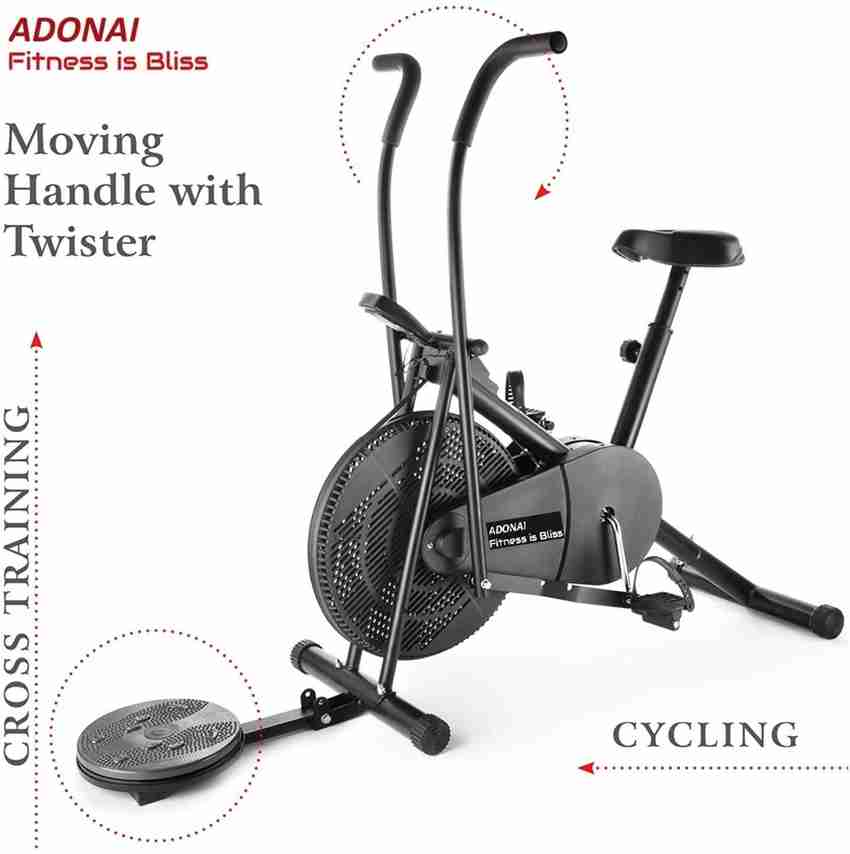 Exercise bike with moving arms 2025