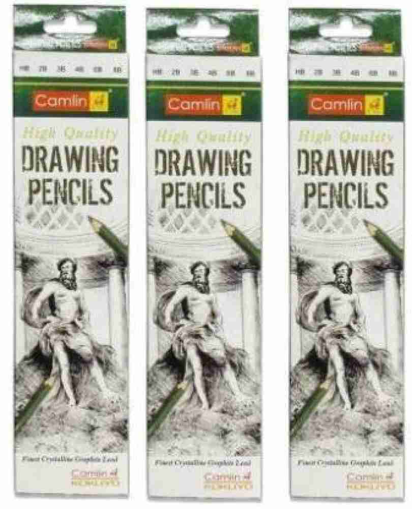 Camlin Drawing Pencils - Set of 6