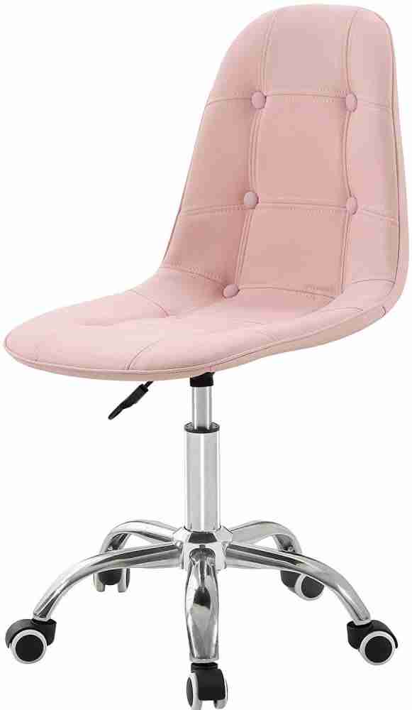 Pink office discount chair with arms