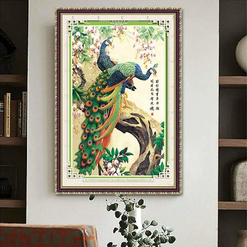 IDREAM 5D Diamond Painting Kit Peacock DIY Cross Stitch 21 inch x 12 inch  Painting Price in India - Buy IDREAM 5D Diamond Painting Kit Peacock DIY  Cross Stitch 21 inch x