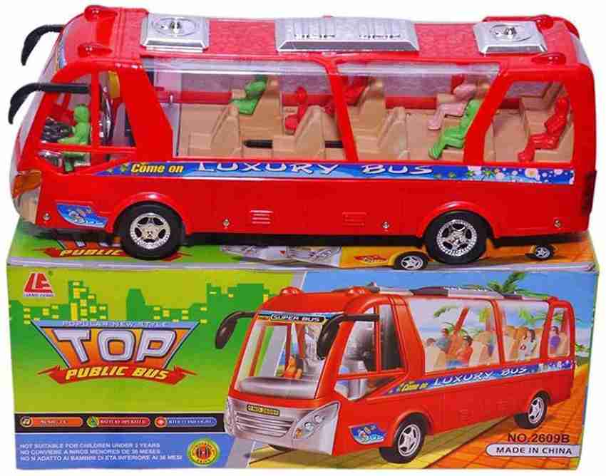 Barodian s Battery Operated Public Luxury Bus Toy for Kids Battery Operated Public Luxury Bus Toy for Kids Buy The ticket agent move in front and back. The television can roll