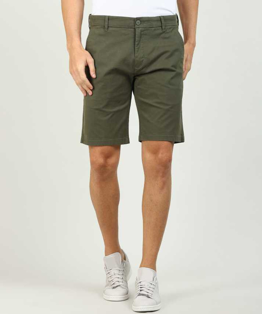 CLUB K9 Solid Men Green Chino Shorts Buy CLUB K9 Solid Men Green