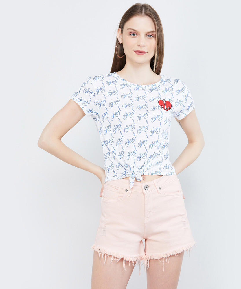 Flipkart womens deals short tops