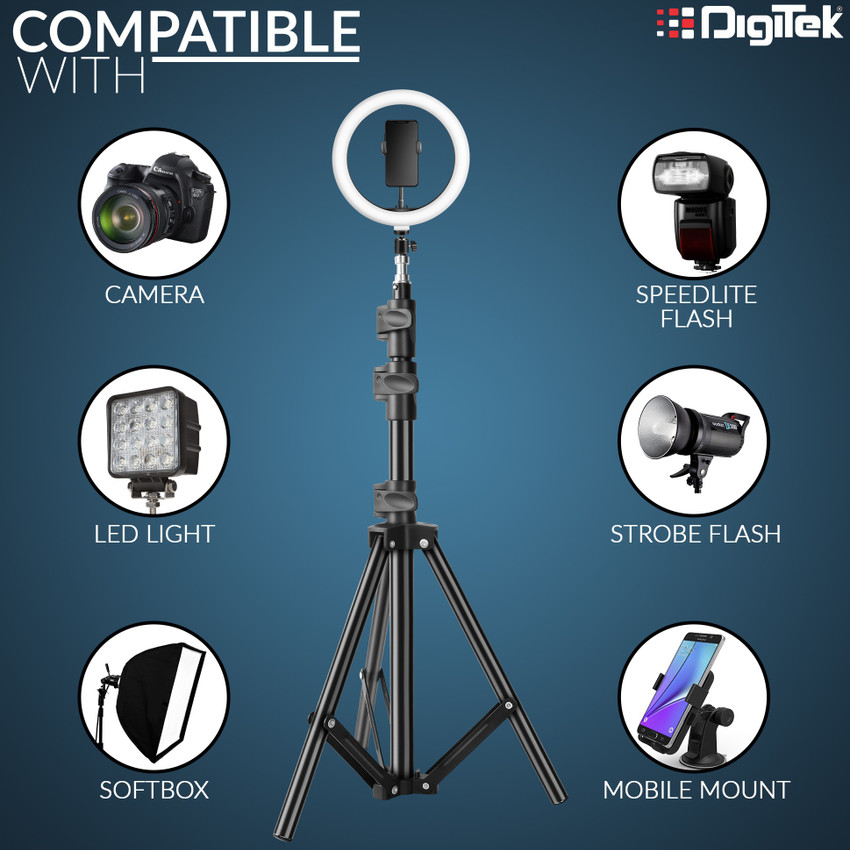 Digitek clip mount portable selfie led light deals