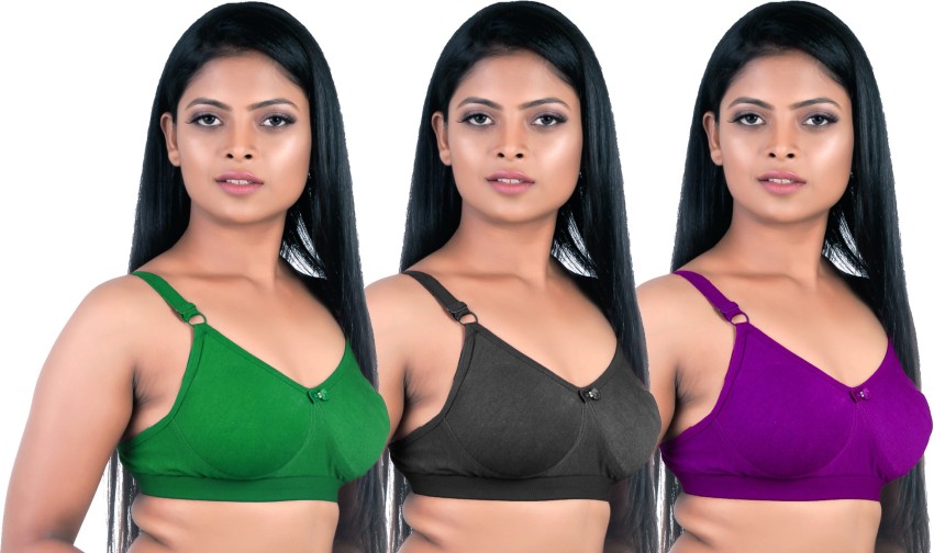 BQ Men mona Women Full Coverage Non Padded Bra - Buy BQ Men mona Women Full  Coverage Non Padded Bra Online at Best Prices in India