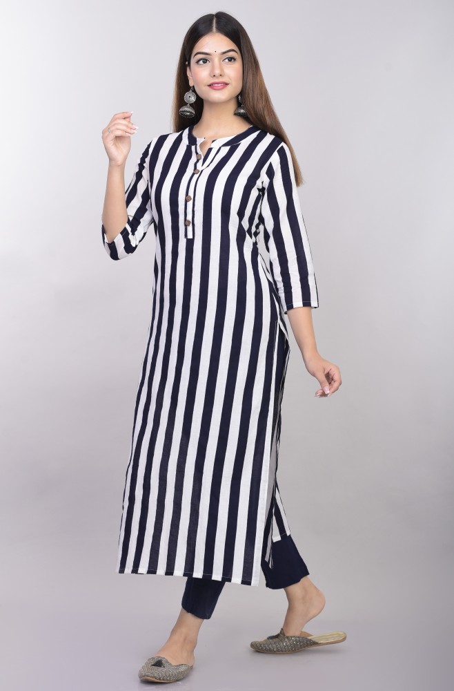 Stripes kurtis outlet