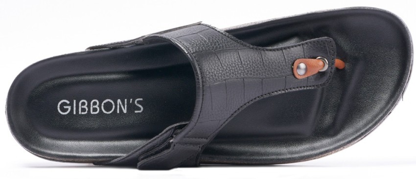 GIBBONS Men Black Sandals Buy GIBBONS Men Black Sandals Online