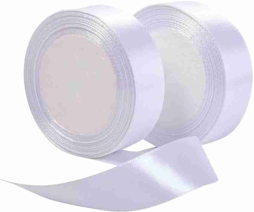 2 inch deals white satin ribbon